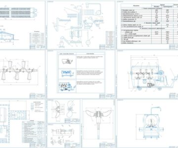 Чертеж Реконструкция линии раздачи кормов на свинводческой ферме КСУП «Добринь» Ельского района с модернизацией раздатчика-смесителя кормов РС-5А