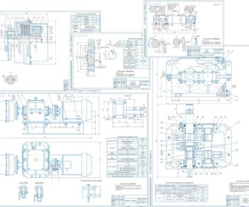 Чертеж Проектирование привода механизма СДМ uпр=34.17