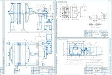 Чертеж Проект и организация технической эксплуатации электрооборудования и схема управления рамного фильтр-пресса с электромеханическим затвором