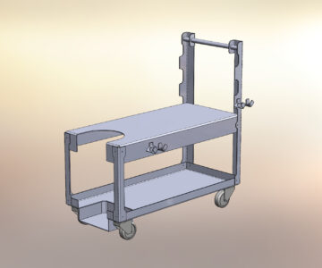 3D модель Тележка из листовой стали для сварочного аппарата Grovers