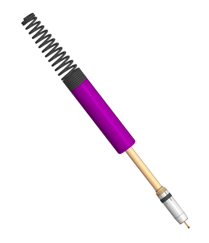 3D модель Сварочная горелка прямой гусак RT-501W AUT