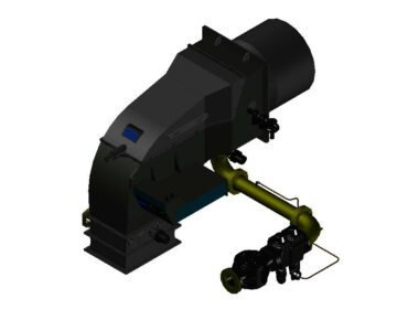 3D модель Газовая двублочная горелка серии TPW2000