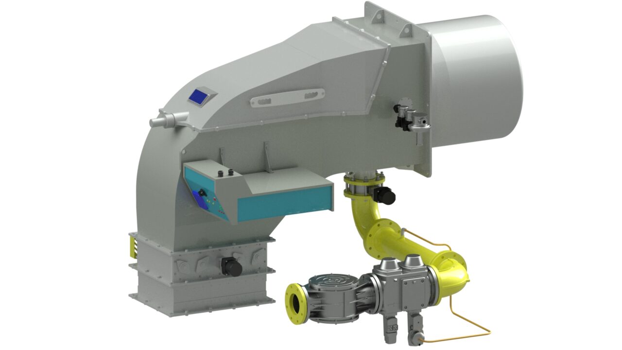 3D модель Газовая двублочная горелка серии TPW2000