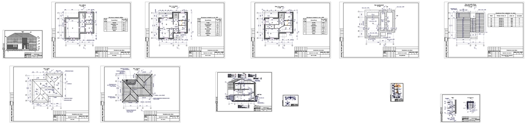 Чертеж Индивидуальный жилой дом (ИЖД)  в г. Арзамасе.