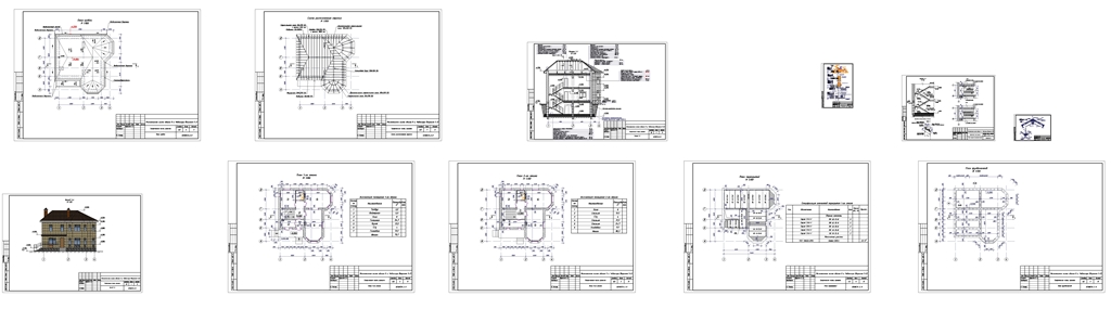 Чертеж Индивидуальный жилой дом (ИЖД) в г. Чебоксары.