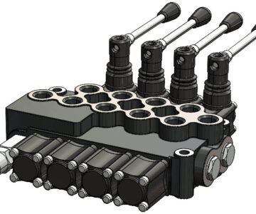 3D модель Гидрораспределитель моноблочный HC-M45/4