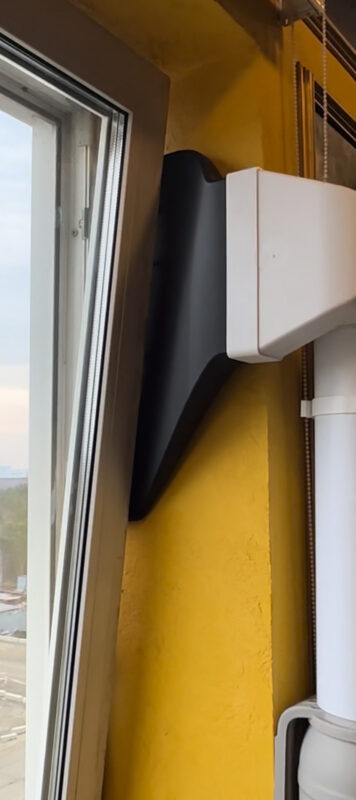 3D модель Воздуховод вытяжки для окна