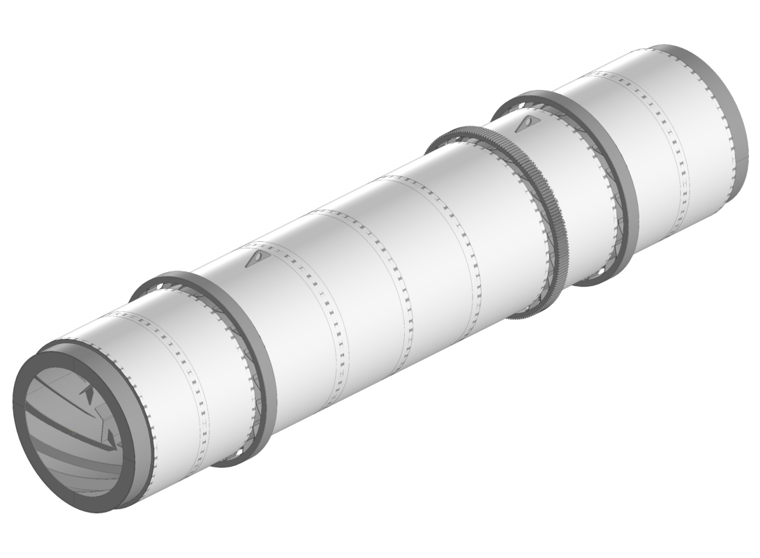 3D модель Сушильный барабан СБ-2-10