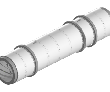 3D модель Сушильный барабан СБ-2-10