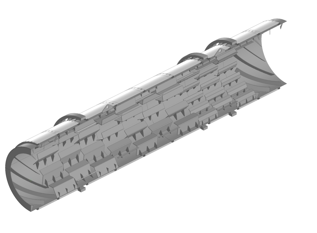 3D модель Сушильный барабан СБ-2-10