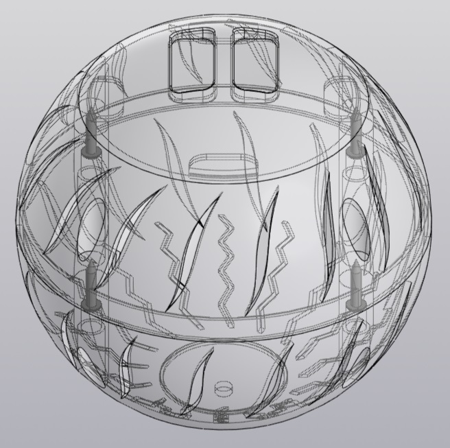 3D модель Шар для выгуливания хомячка