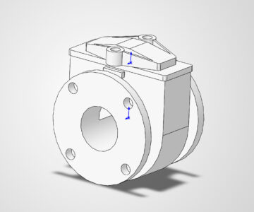 3D модель Корпус фильтра прямоточный FSP-80