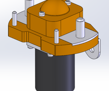 3D модель Контактор ZJ200D DC 24V 200A
