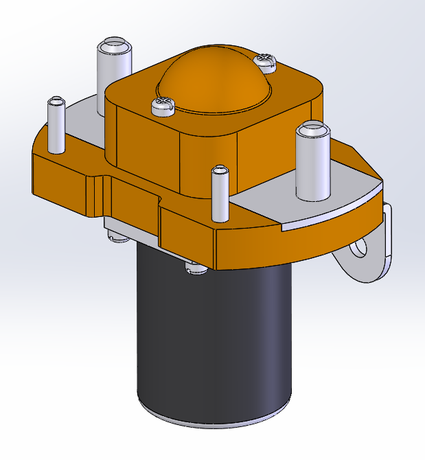 3D модель Контактор ZJ200D DC 24V 200A