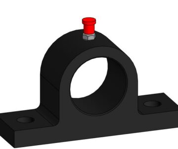 3D модель Кронштейн для цапфы 50
