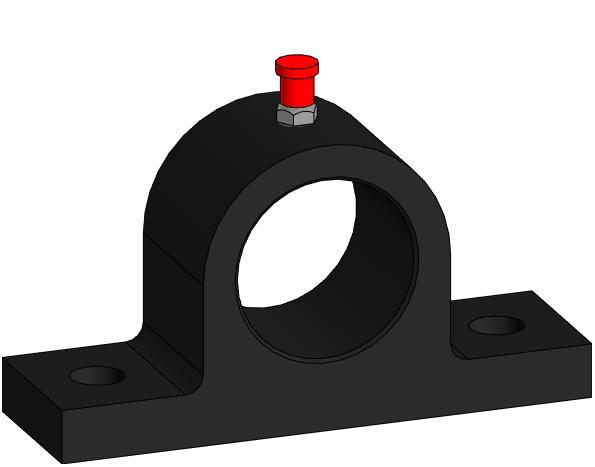 3D модель Кронштейн для цапфы 50