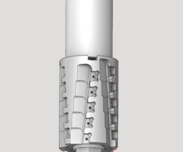 3D модель 3D модель фреза-кукуруза D40