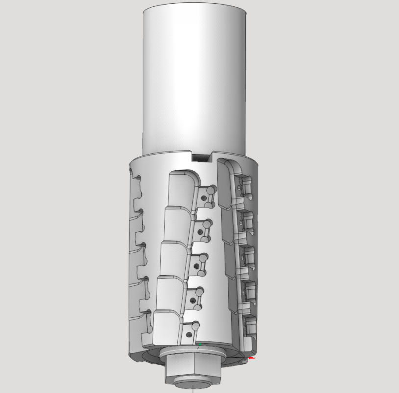 3D модель 3D модель фреза-кукуруза D40