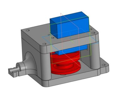 3D модель Силовая RC-лебедка под стандартную сервомашинку. Тяга на "тросе" 6+ кг