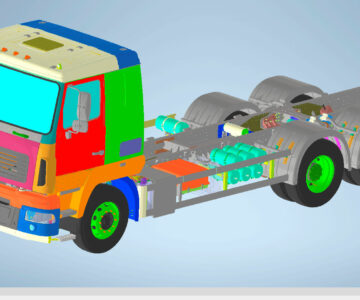 3D модель Габаритная модель МАЗ 631228