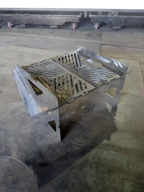 Чертеж Портативный очаг для костра-барбекю