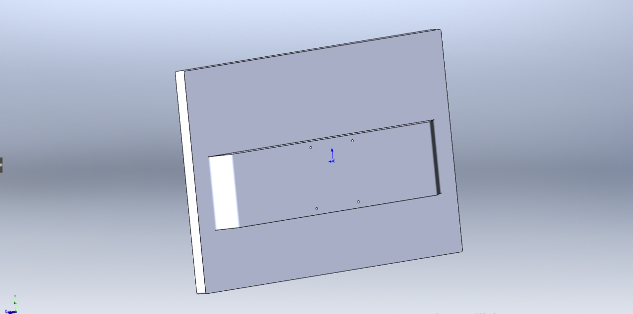3D модель Модель монитора 27" DEXP DF27N2 без подставки