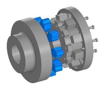 3D модель Муфта N-EUPEX АDS 380 2LC0111-5AB99-0AA L1Q+M1Q
