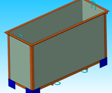 3D модель Модель мульды V=5.5 куб.м.