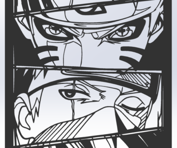 3D модель Пано по теме Наруто