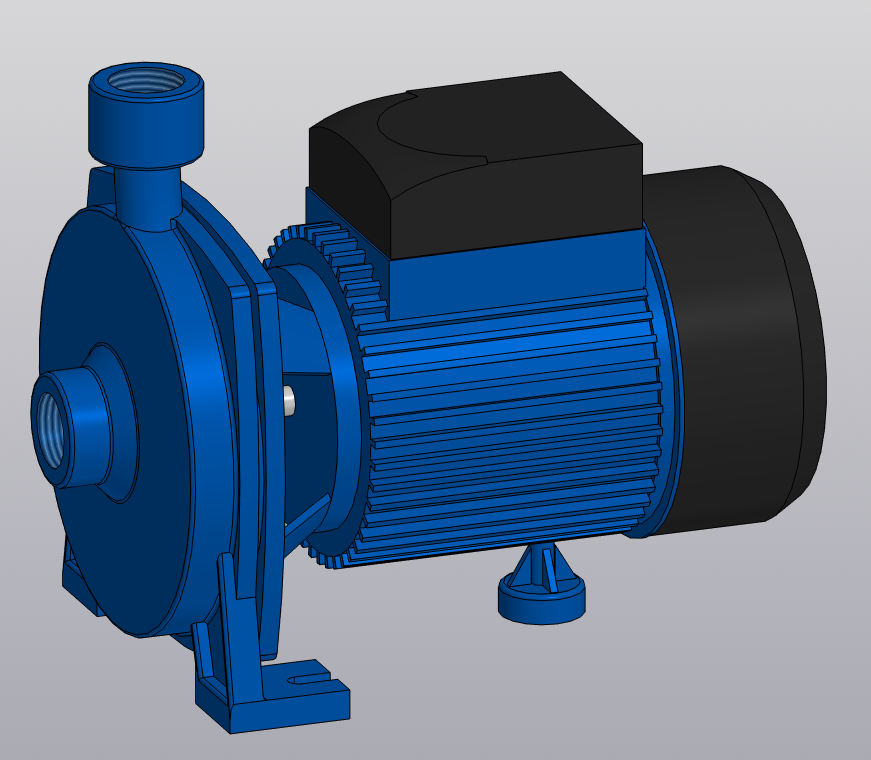 3D модель Насос COMFORT CPm-158 100л/мин 750Вт 220/50