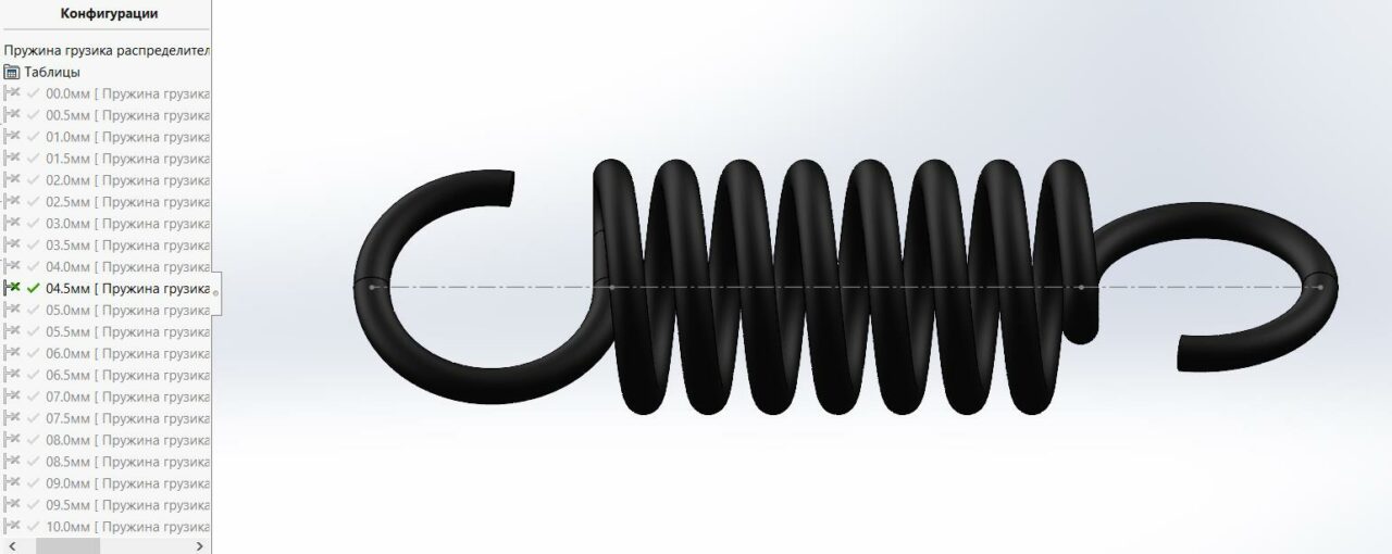 3D модель Пружины ВАЗ-2101 -2103