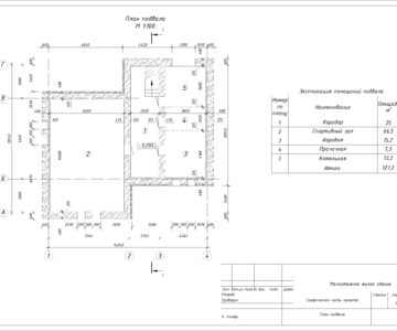 Чертеж Индивидуальный жилой дом (ИЖД)  в г. Арзамасе.