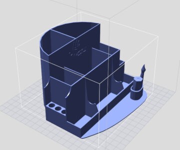 3D модель Органайзер для художественной школы