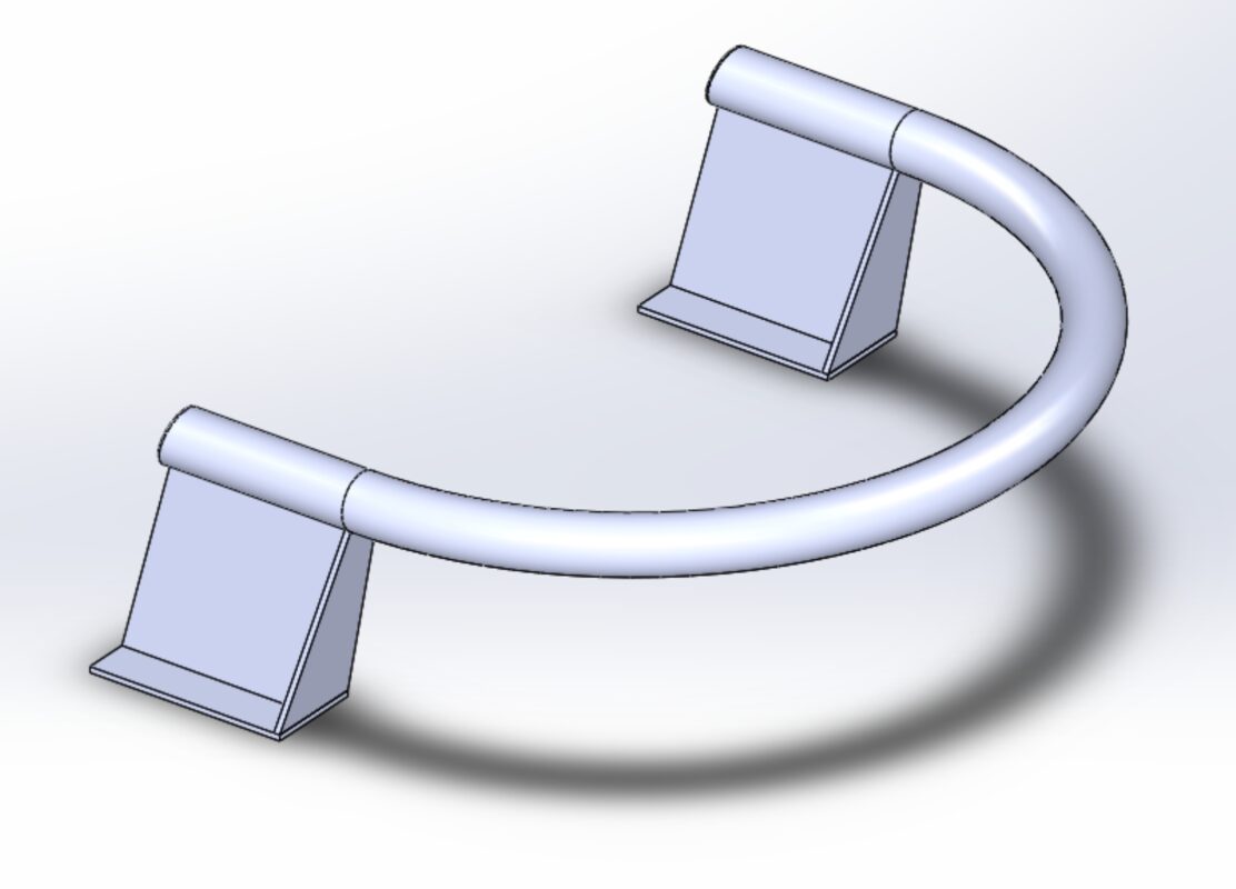 3D модель Отбойник для защиты островка