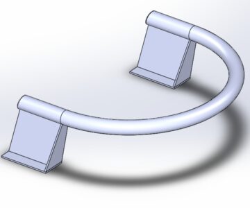 3D модель Отбойник для защиты островка