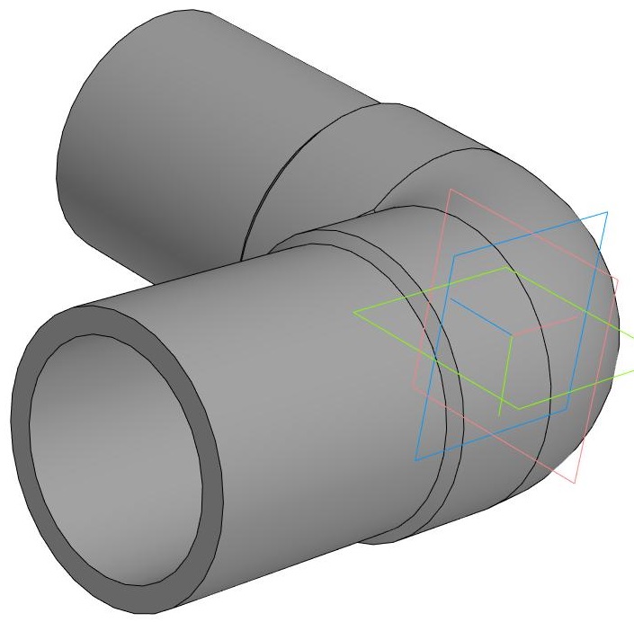 3D модель Параметрическая модель фитингов трубопроводных SDR