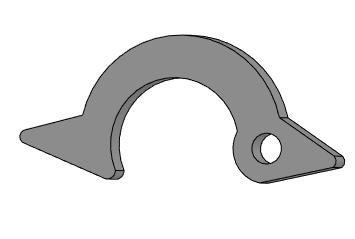 3D модель Фиксатор тонарма Tonearm Clip Clamper