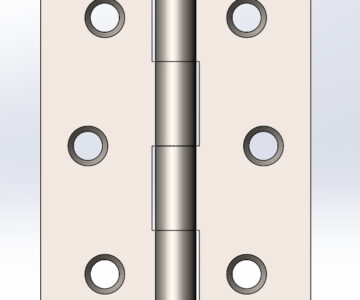 3D модель Петля карточная 50х40