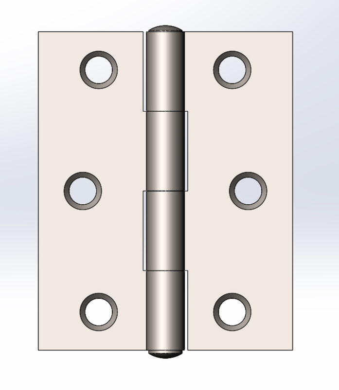 3D модель Петля карточная 50х40