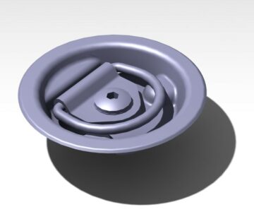 3D модель Петля крепления груза Газель