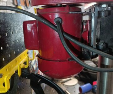 Чертеж Крепление мотора к сверлильному станку Зубр ЗСС-350