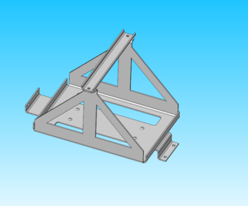 3D модель Площадка переноса акб уаз хантер