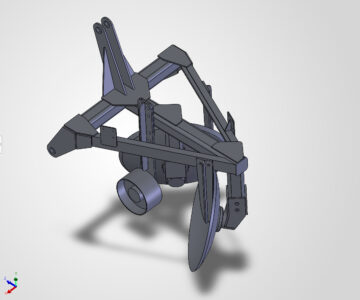 Чертеж Плуг лесной дисковый ПД-0,7