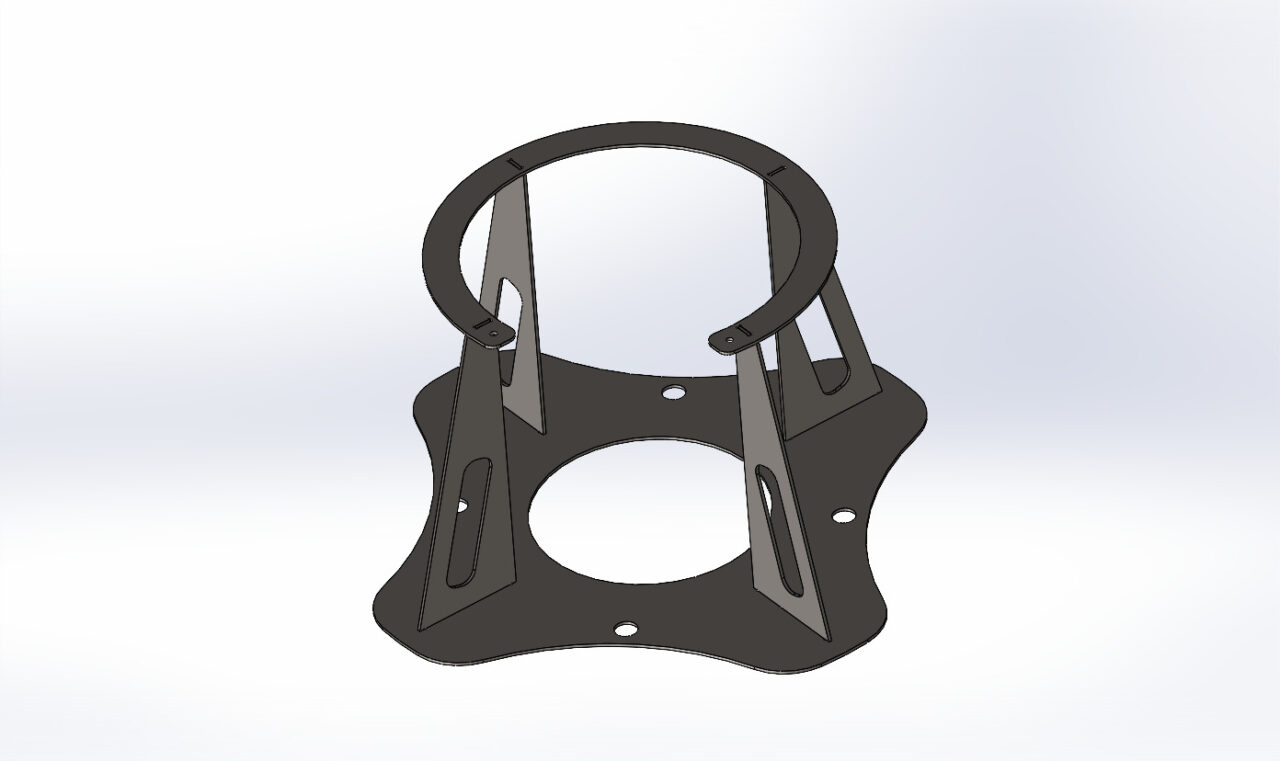 3D модель Экспедиционная подставка для воды 19-20л (Тюнинг багажника / Кемпинг)