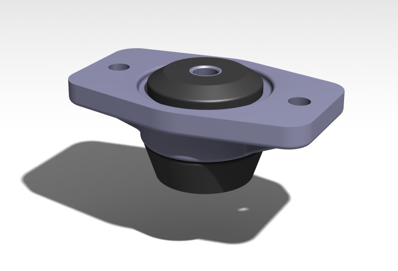 3D модель Кронштейн кабины задний в сборе ГАЗ-33023 "Фермер" (УРАЛ-NEXT)