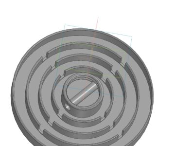 3D модель Поилка для цыплят под любую бутылку
