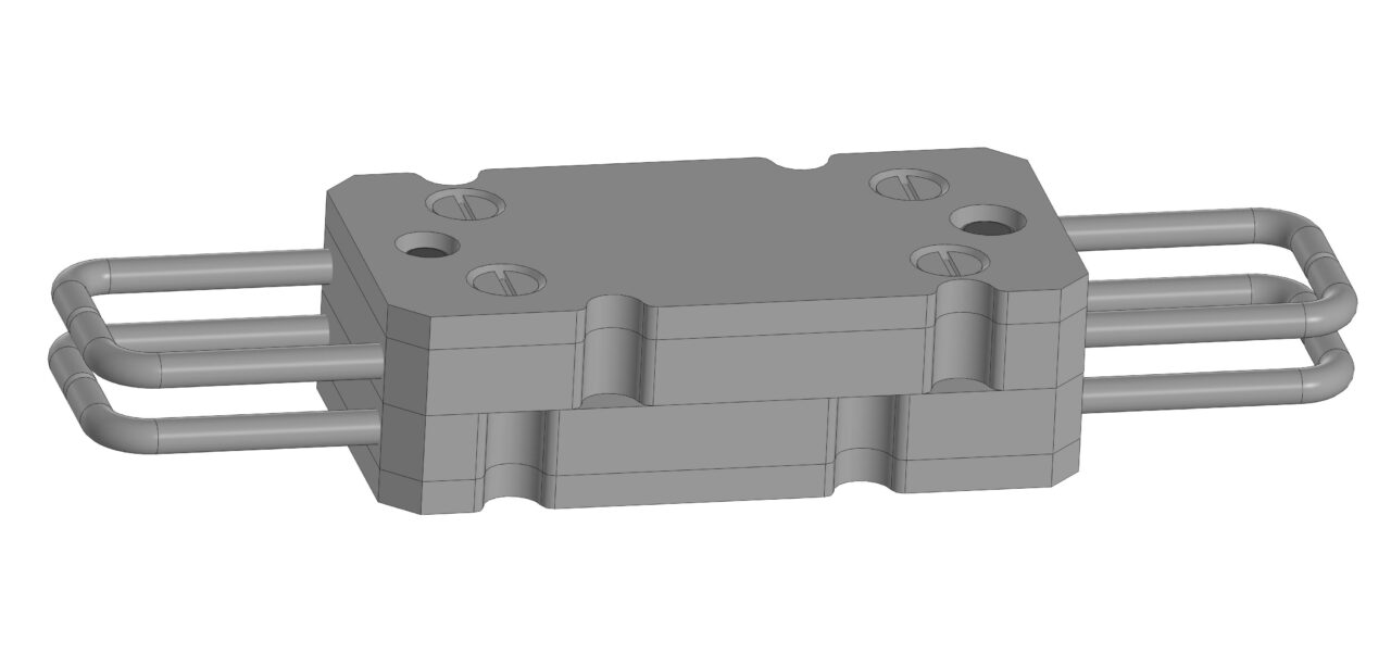 3D модель Пресс-форма 3-х местная на деталь "Кольцо уплотнительное"
