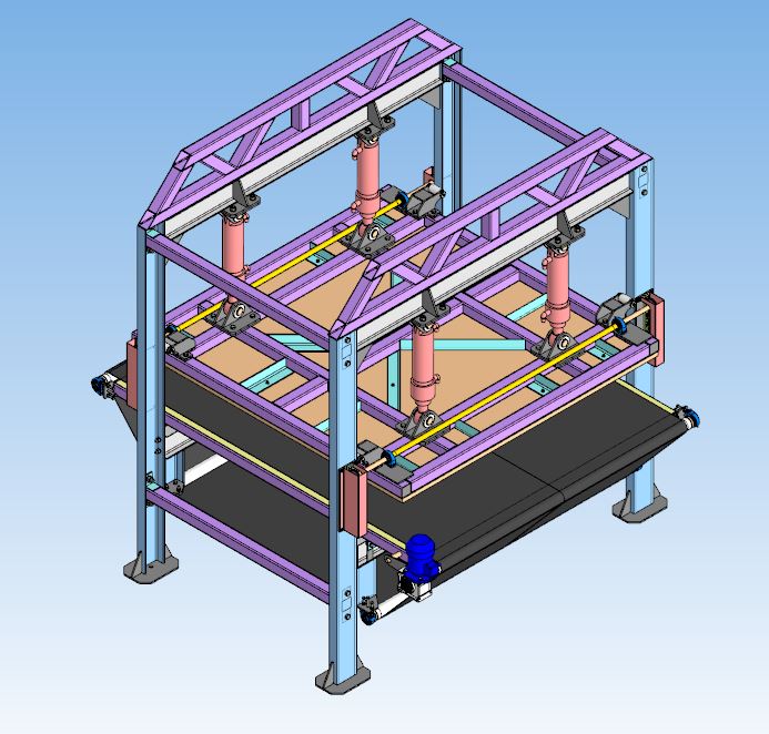 3D модель Пресс матрасов