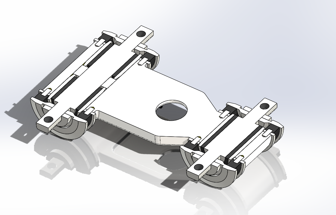 3D модель Буксовый поводок тепловоза 2ТЭ116
