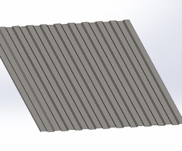 3D модель Профнастил С-8